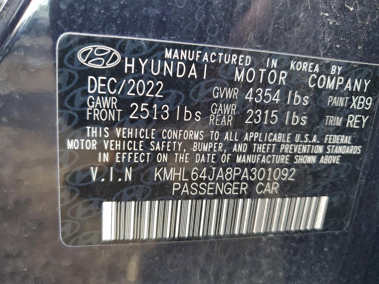 2023 HYUNDAI SONATA