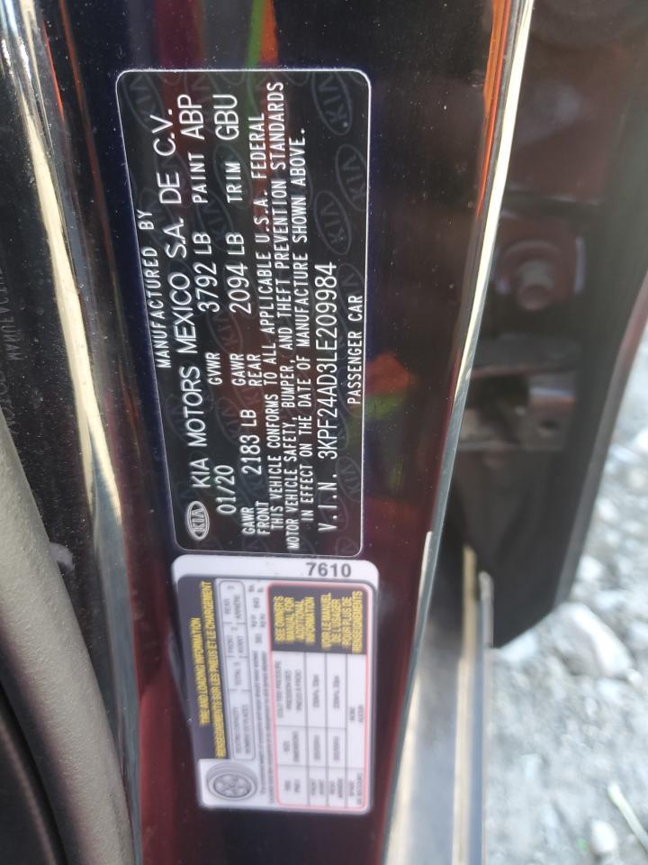 2020 KIA FORTE