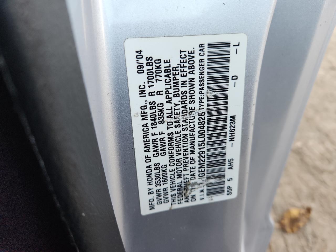 2005 HONDA CIVIC