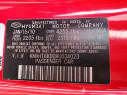 2010 HYUNDAI GENESIS