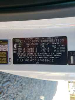 2015 KIA SEDONA