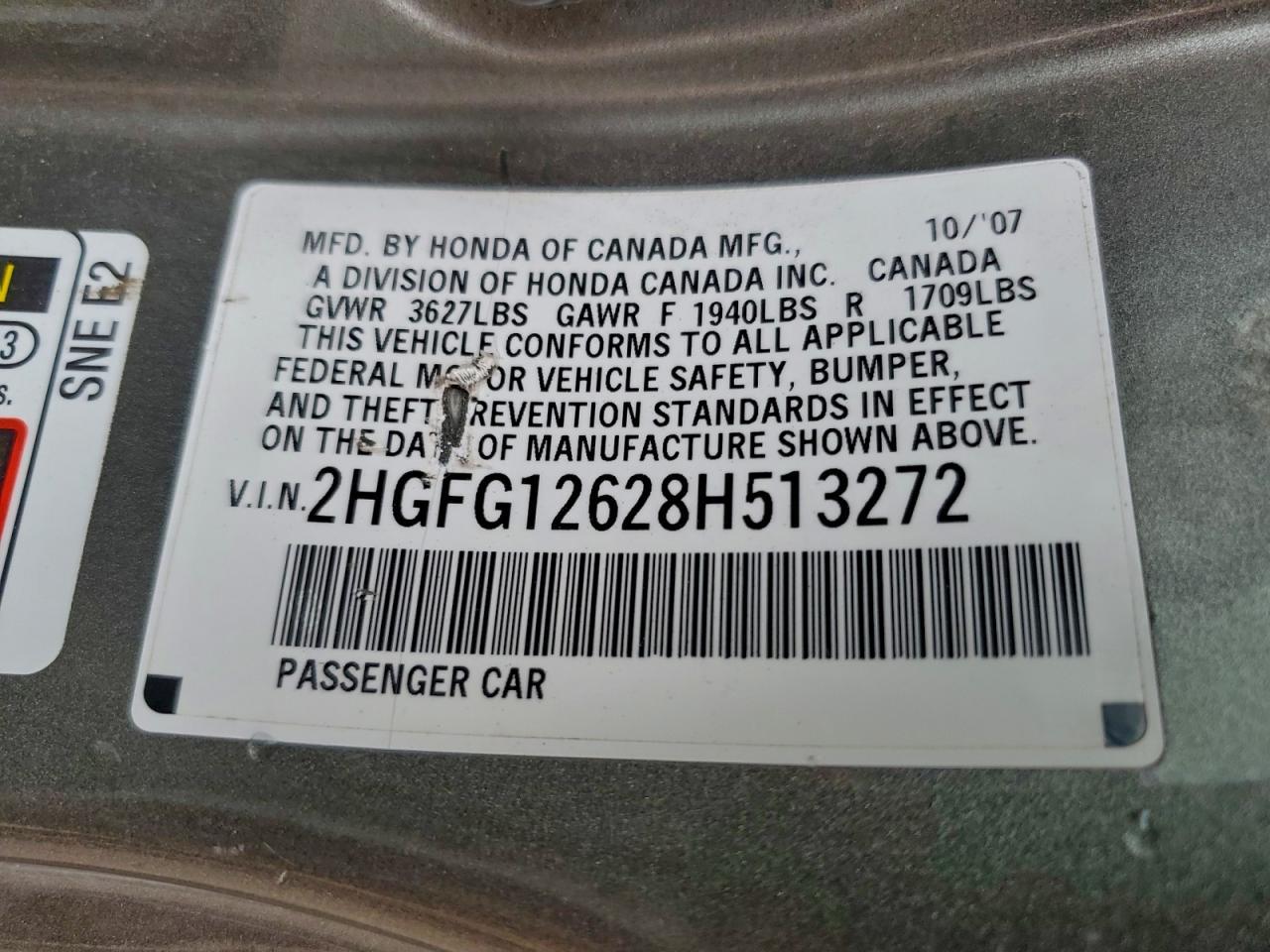2008 HONDA CIVIC