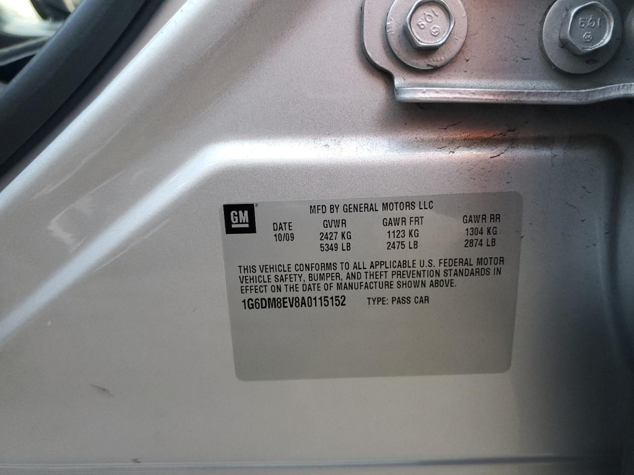 2010 CADILLAC CTS