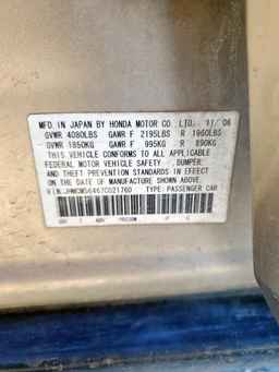 2007 HONDA ACCORD