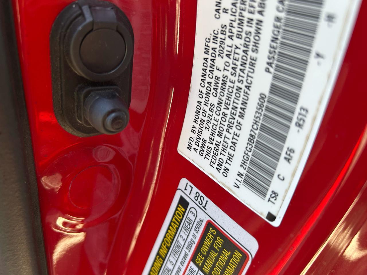 2012 HONDA CIVIC