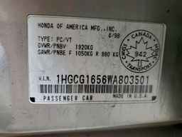 1998 HONDA ACCORD