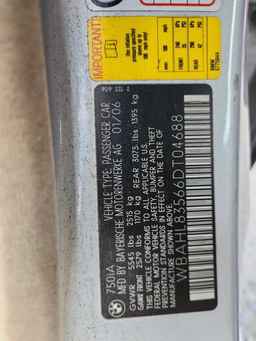 2006 BMW 7 series