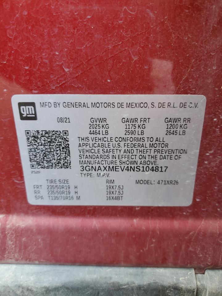 2022 CHEVROLET EQUINOX