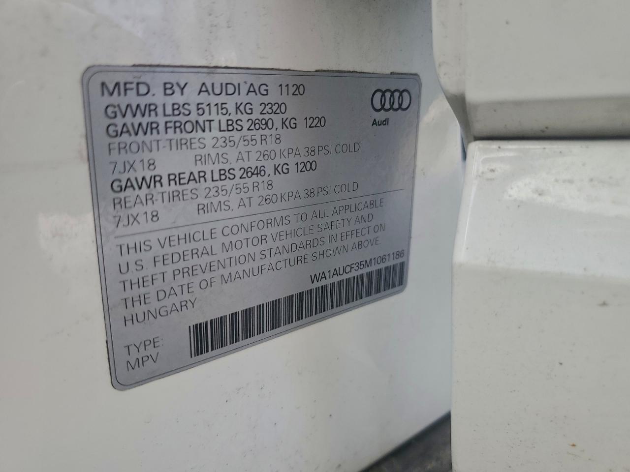 2021 AUDI Q3