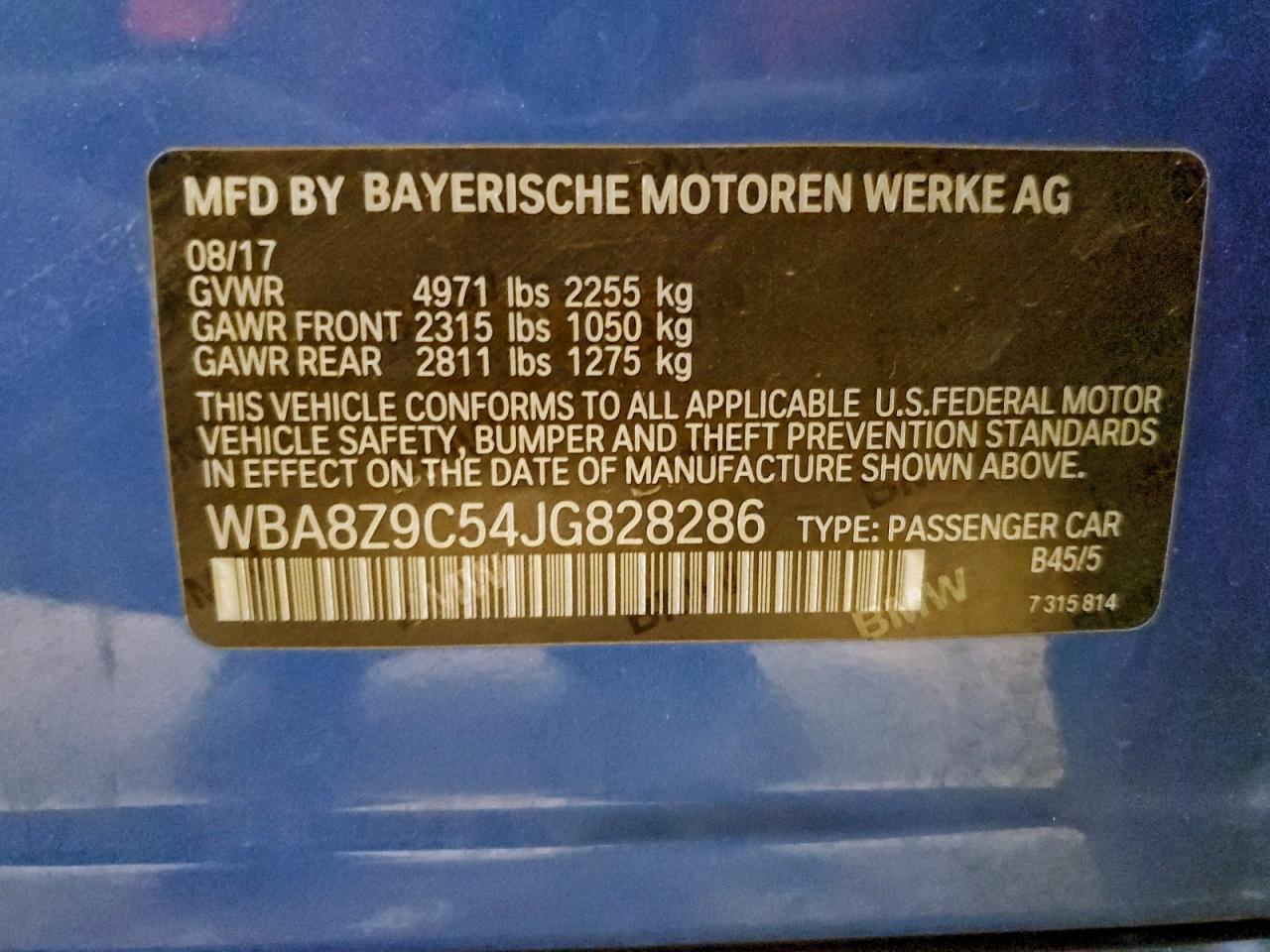 2018 BMW 3 SERIES