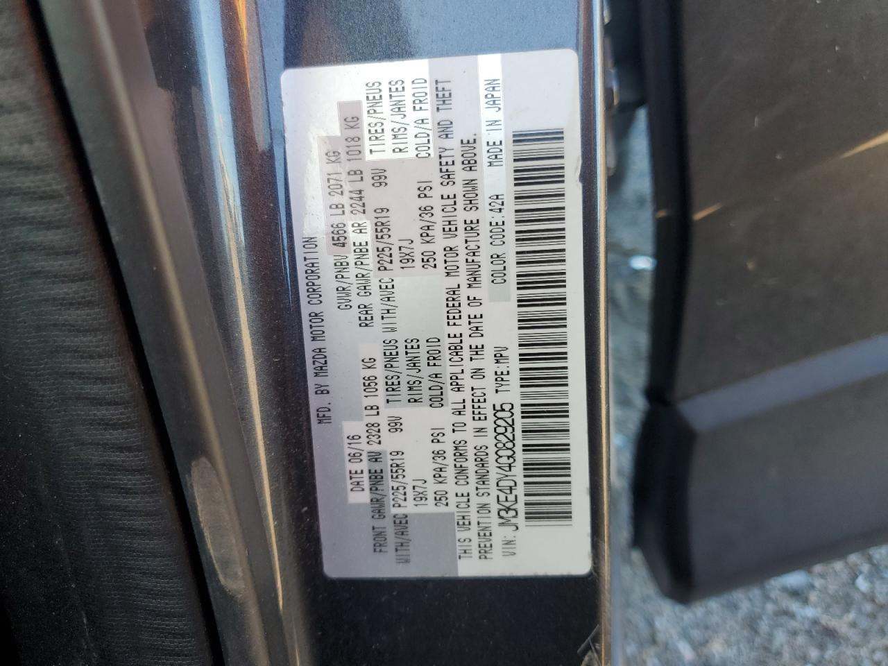 2016 MAZDA CX-5