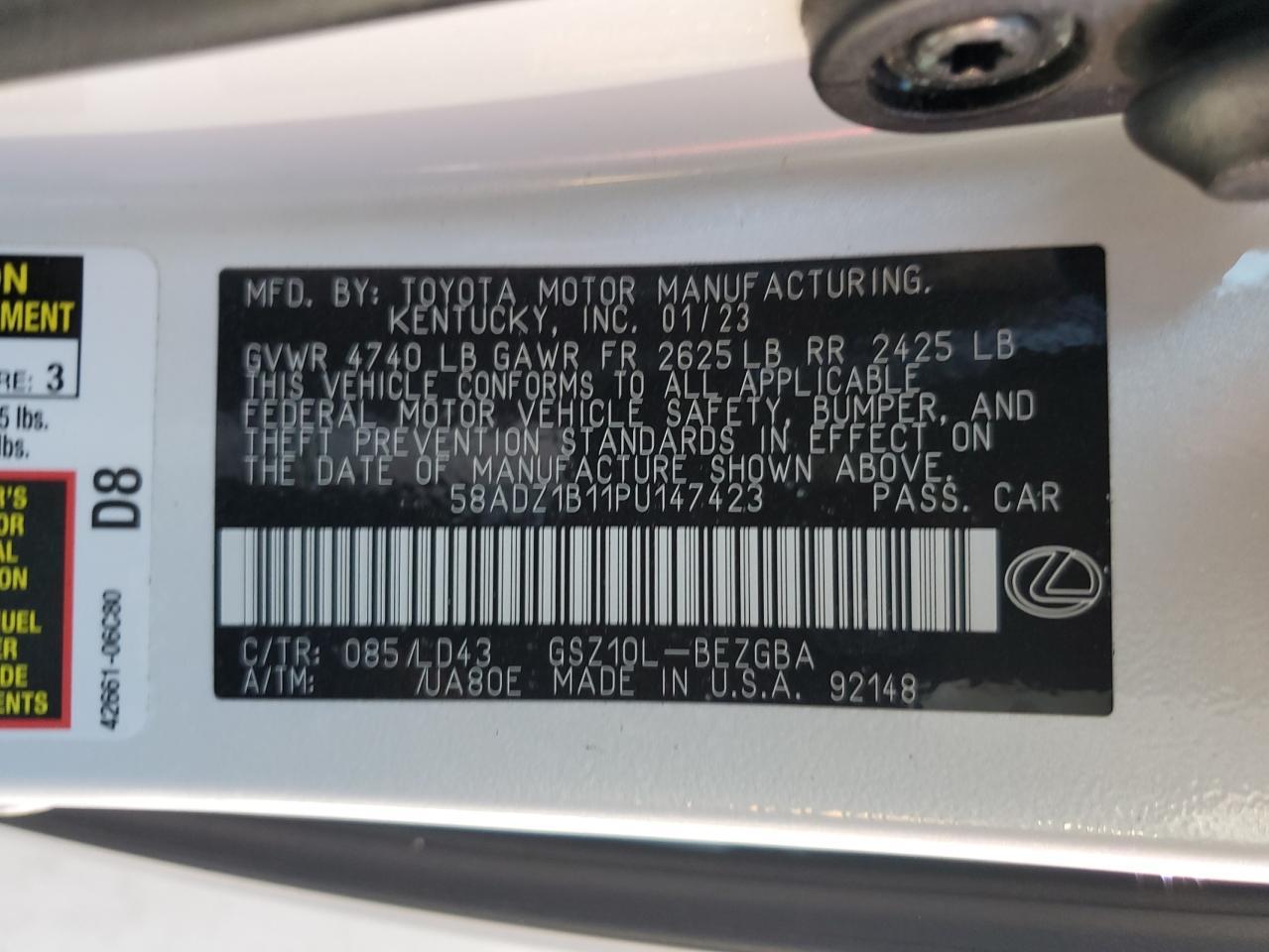 2023 LEXUS ES 350