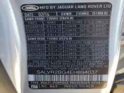 2014 LAND ROVER RANGE ROVER EVOQUE