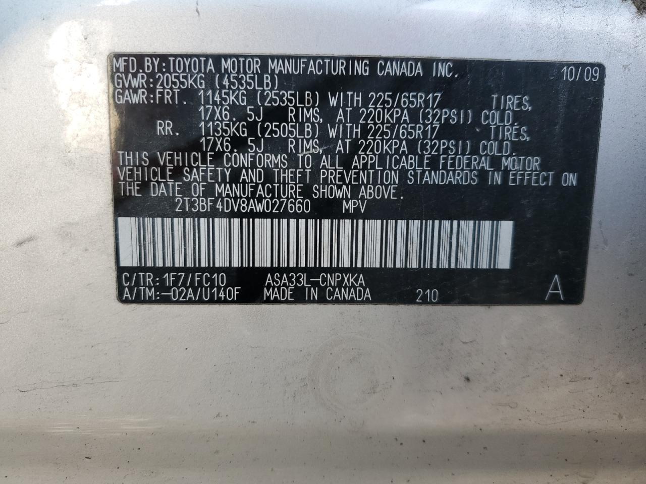 2010 TOYOTA RAV4