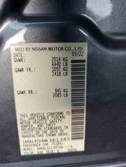 2022 NISSAN ALTIMA