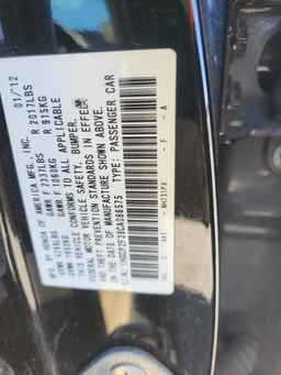 2012 HONDA ACCORD