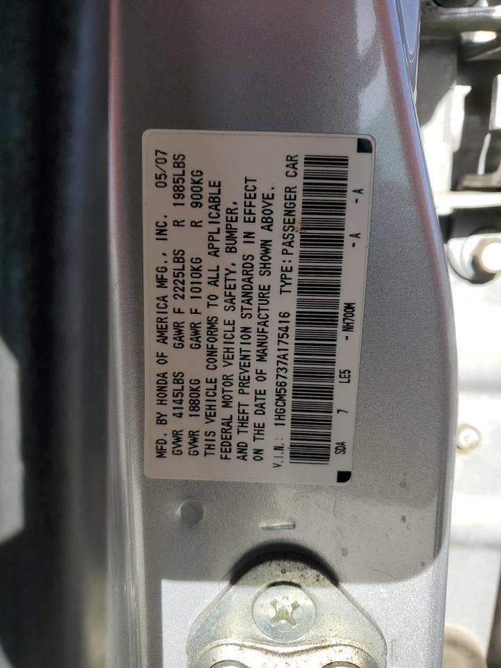 2007 HONDA ACCORD