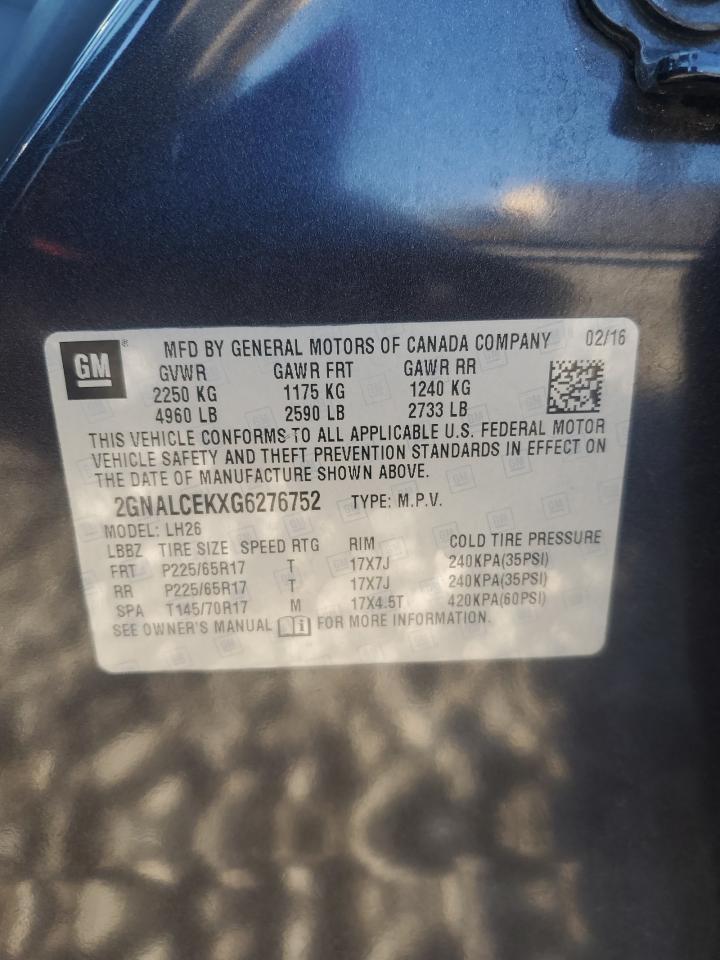2016 CHEVROLET EQUINOX