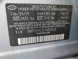 2014 HYUNDAI SONATA