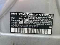 2003 MERCEDES-BENZ E-Class