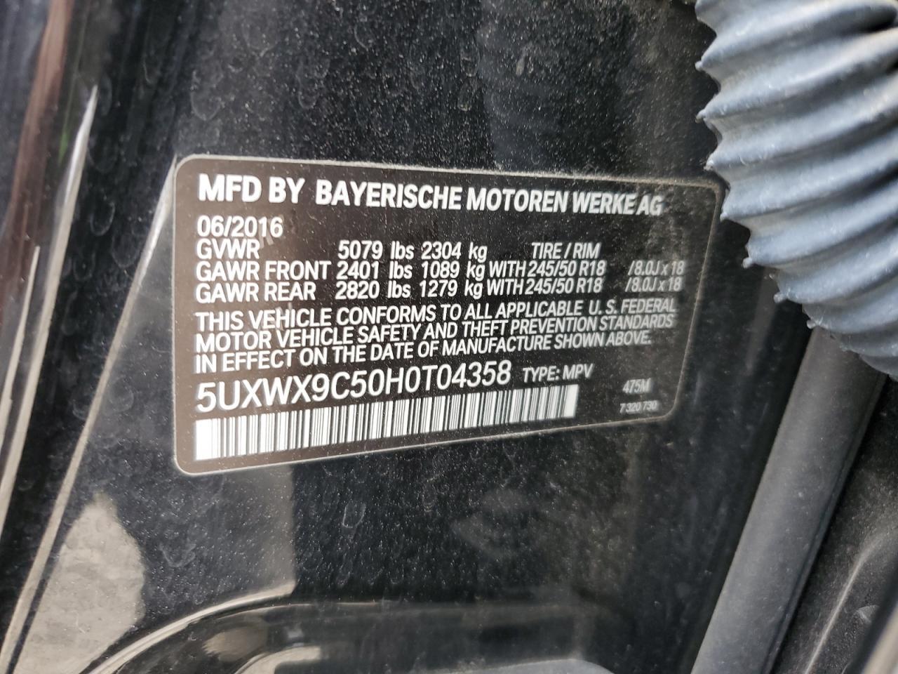 2017 BMW X3