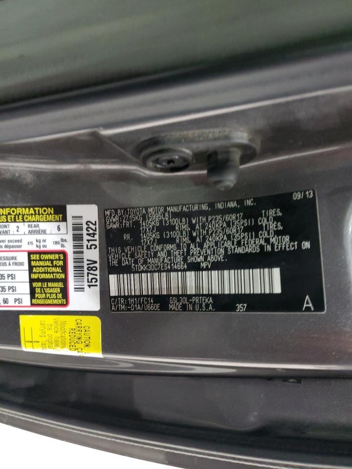 2014 TOYOTA SIENNA