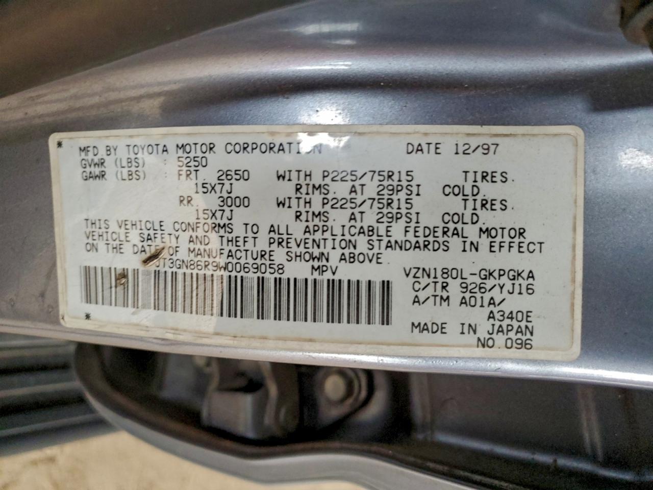 1998 TOYOTA 4Runner