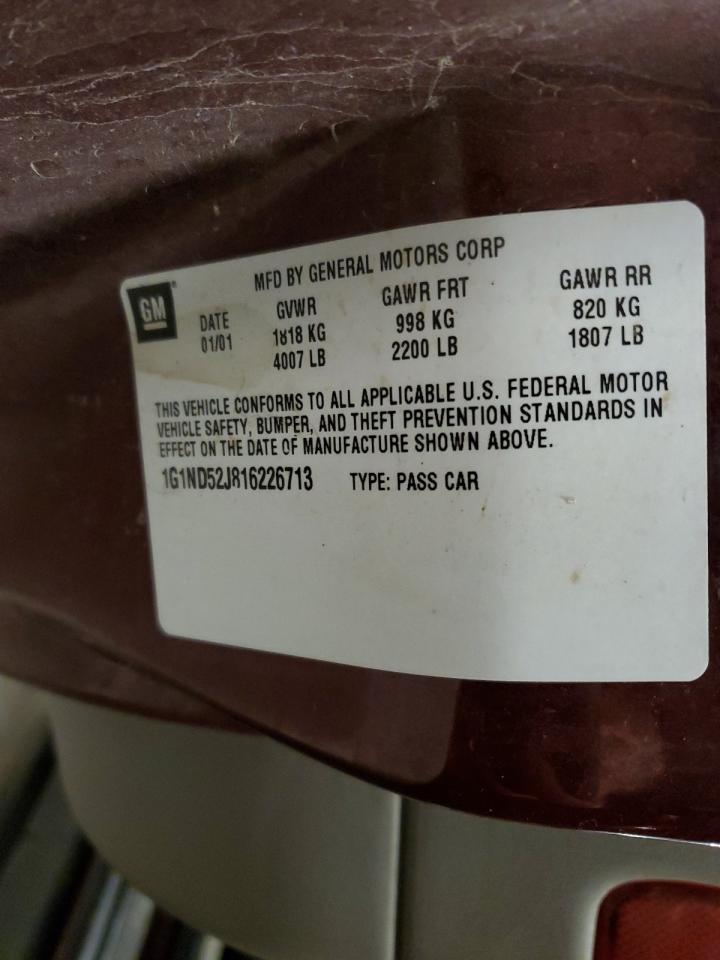2001 CHEVROLET MALIBU
