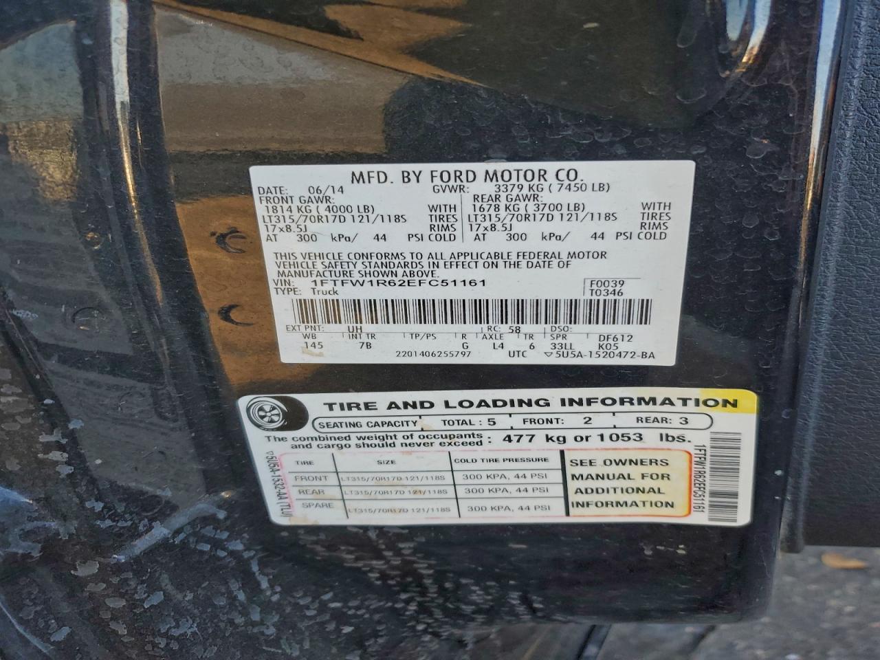 2014 FORD F-150