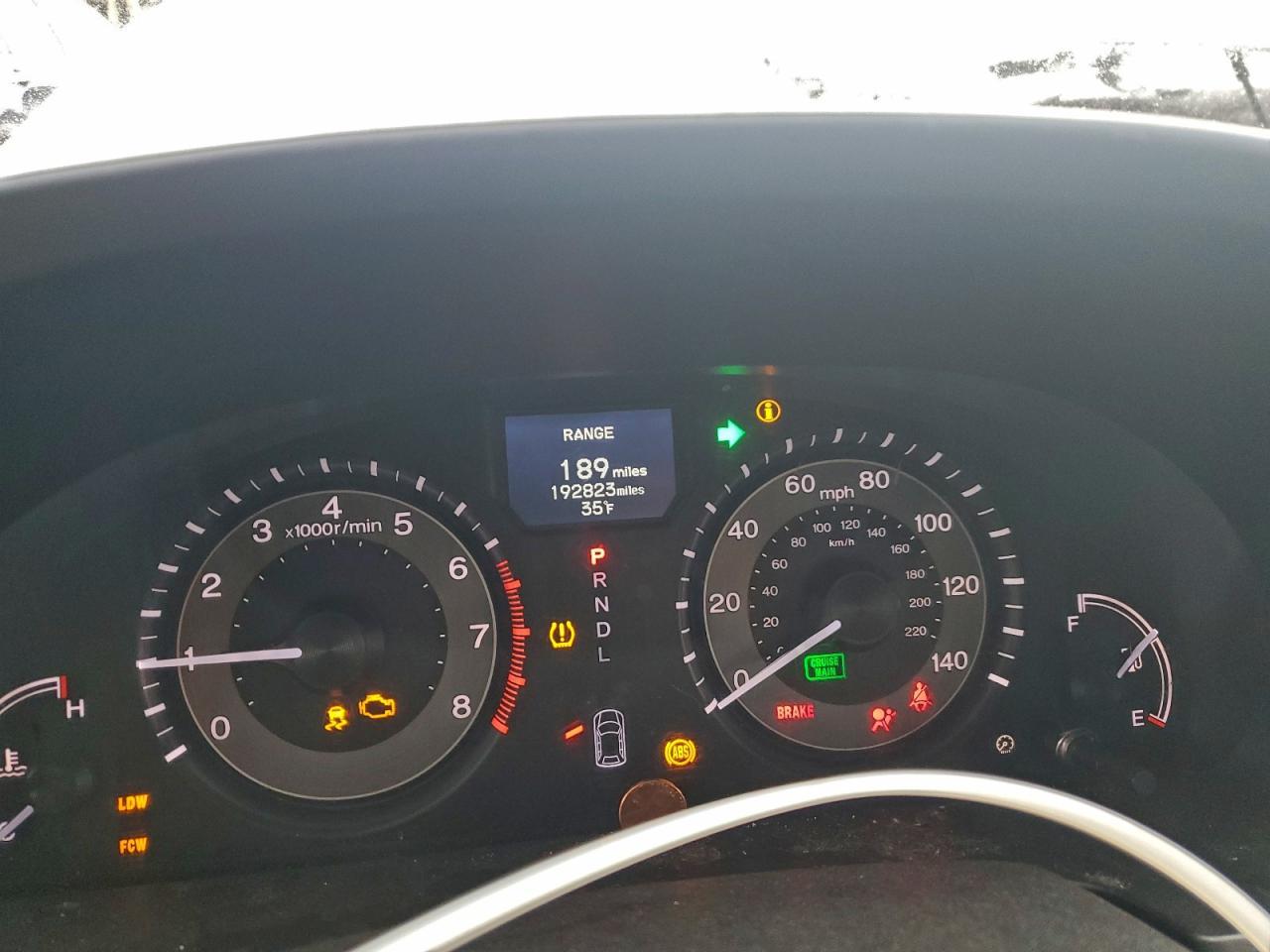 2016 HONDA ODYSSEY