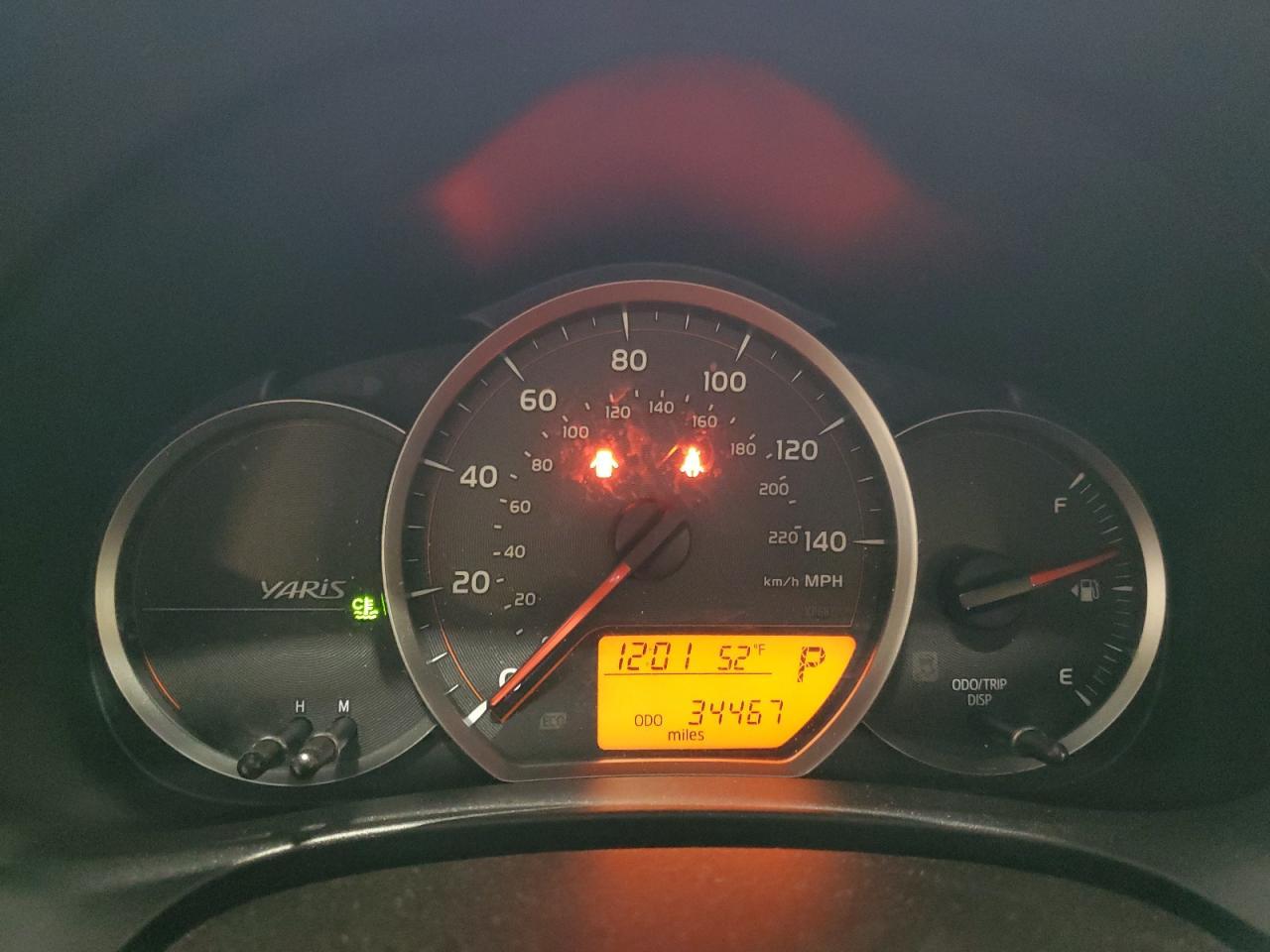 2012 TOYOTA YARIS