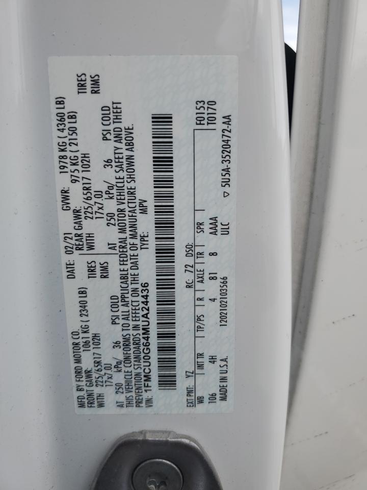 2021 FORD ESCAPE