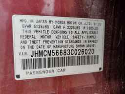 2003 HONDA ACCORD