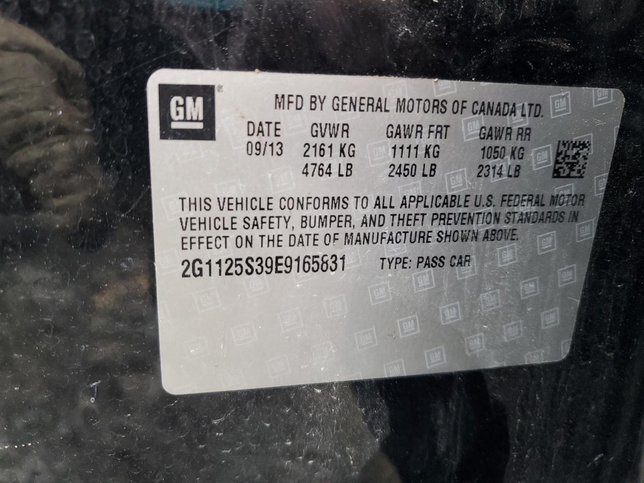 2014 CHEVROLET IMPALA