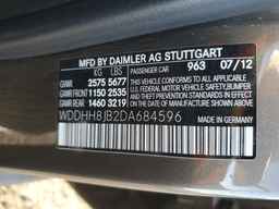 2013 MERCEDES-BENZ E-Class