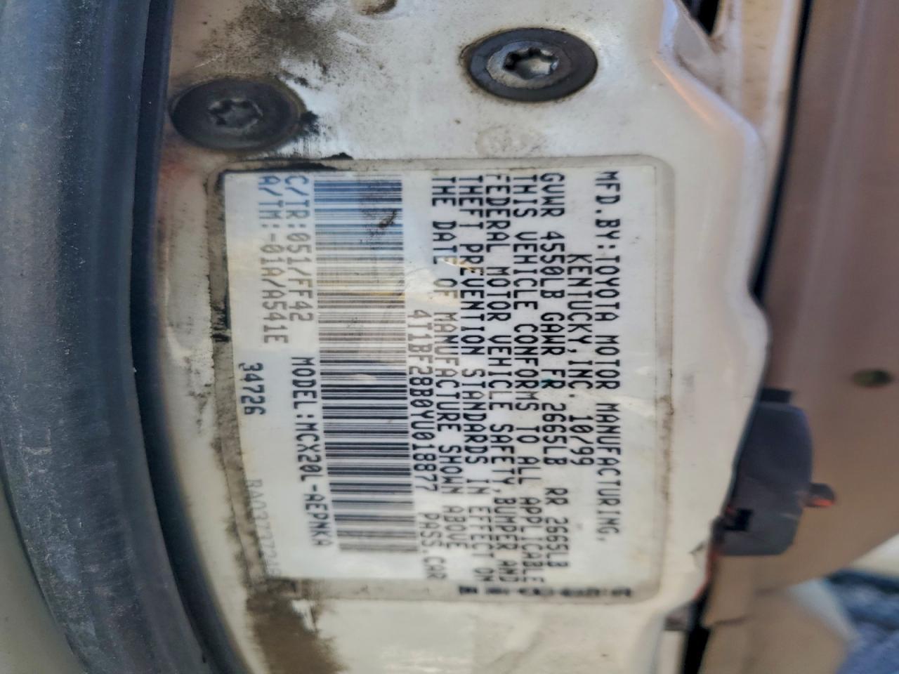 2000 TOYOTA Avalon