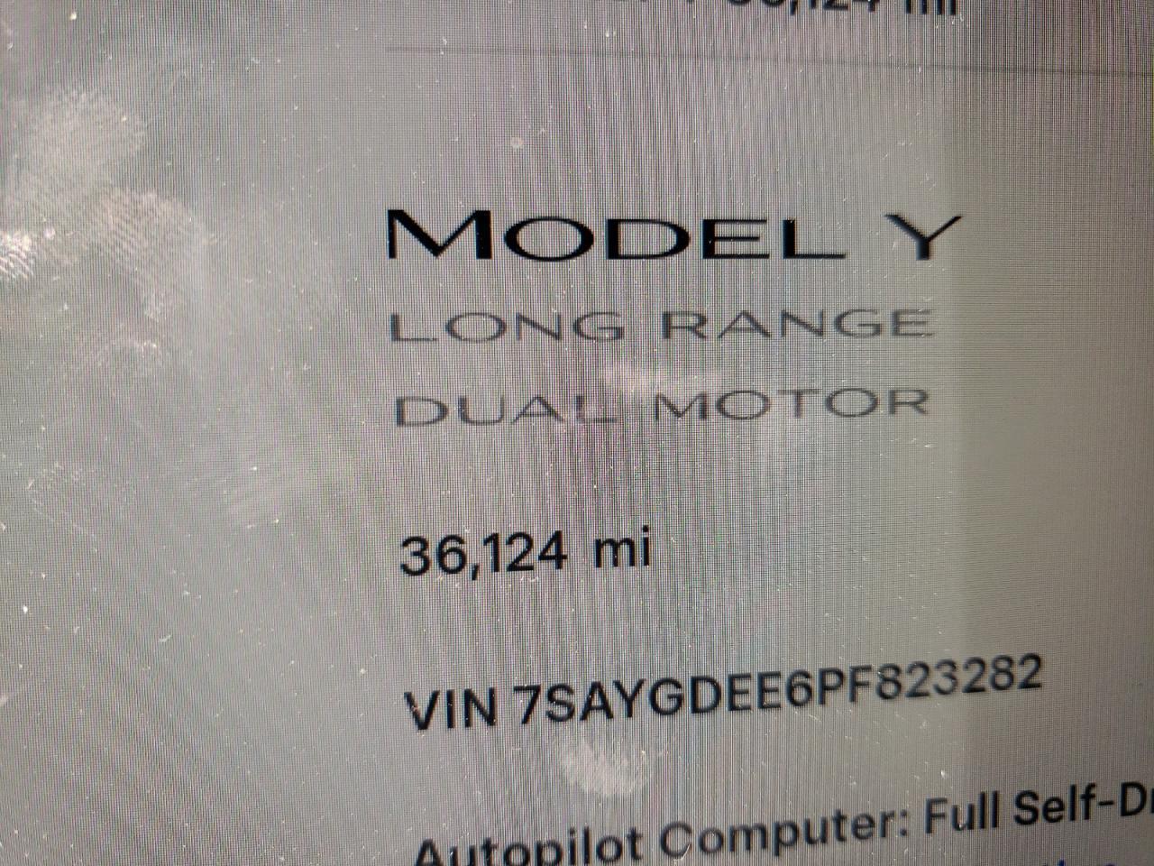 2023 TESLA MODEL Y