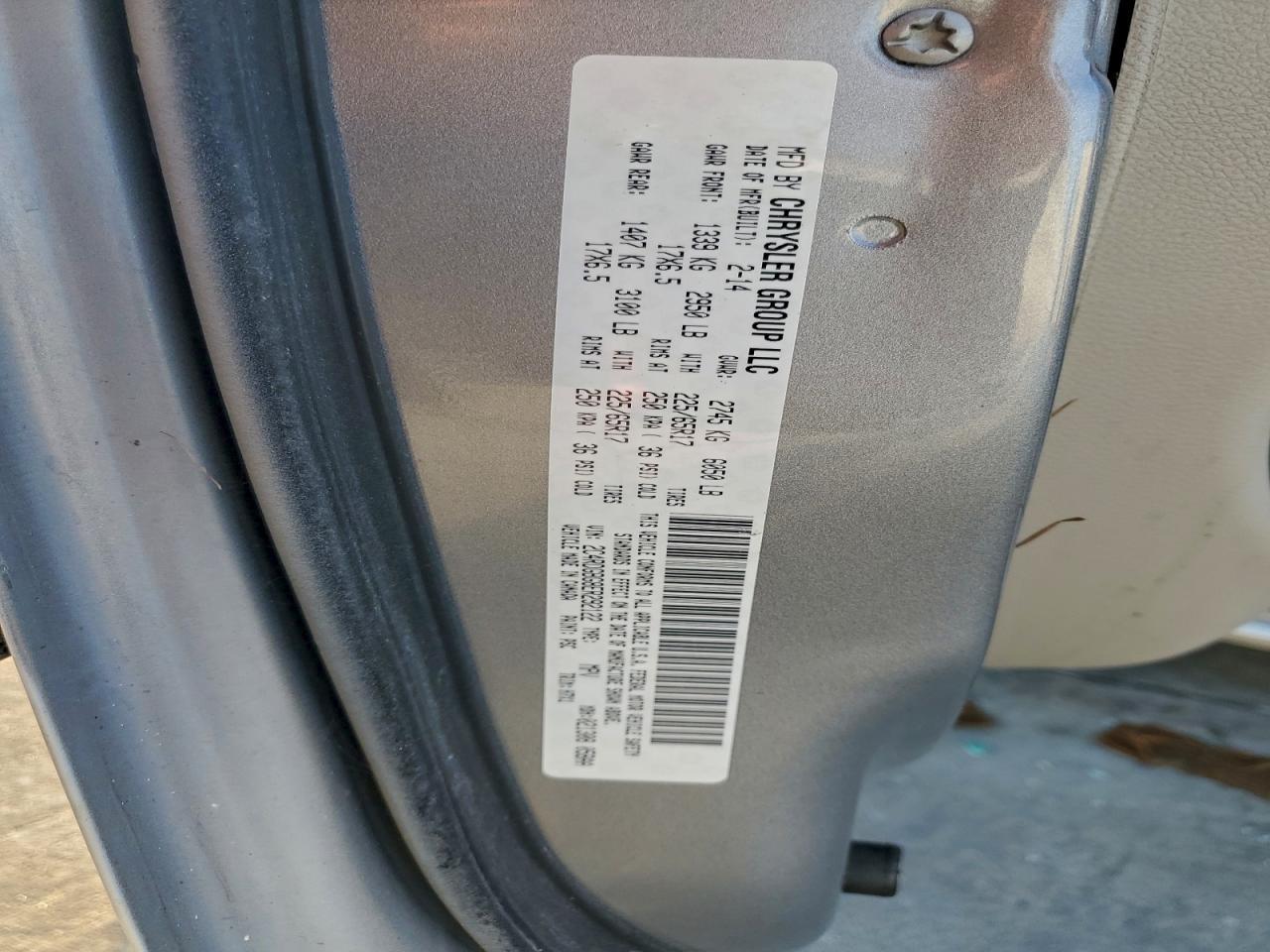 2014 DODGE GRAND CARAVAN