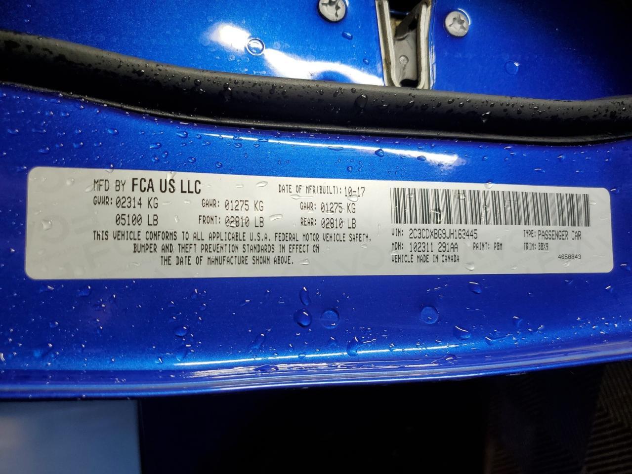 2018 DODGE CHARGER