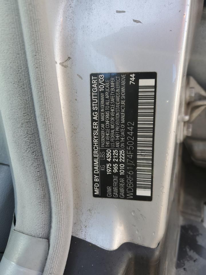 2004 MERCEDES-BENZ C-CLASS