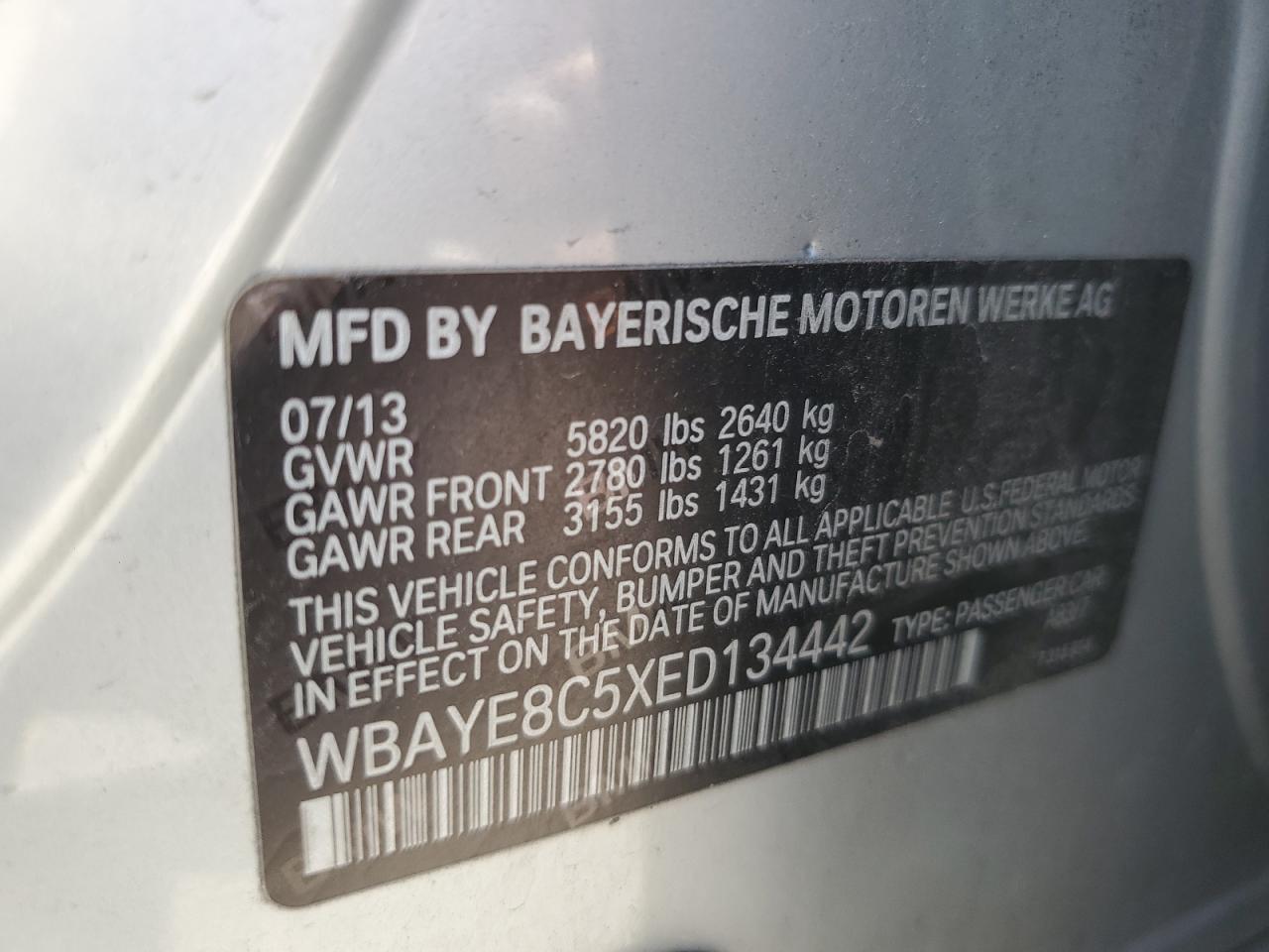 2014 BMW 7 series