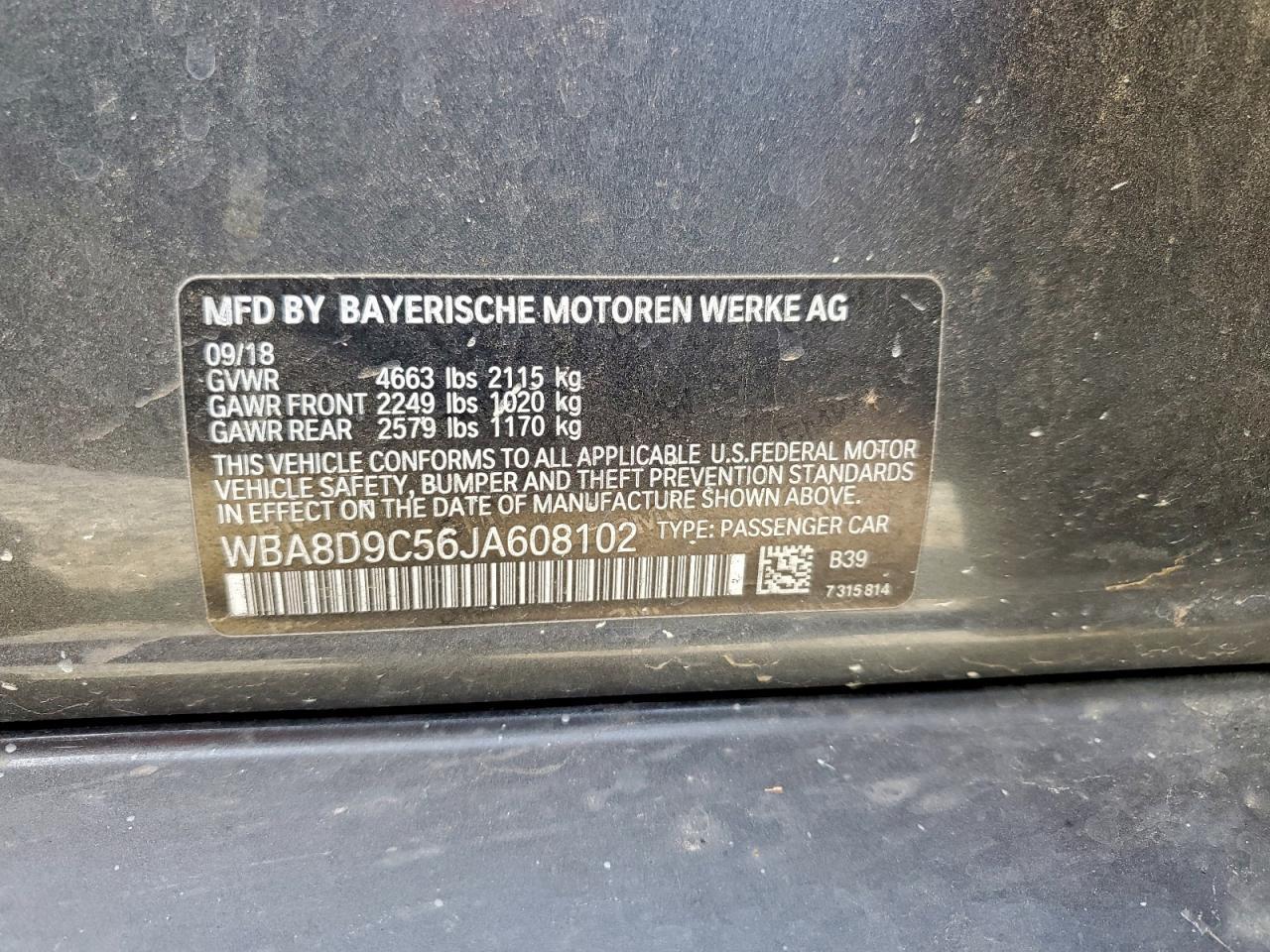 2018 BMW 3 SERIES
