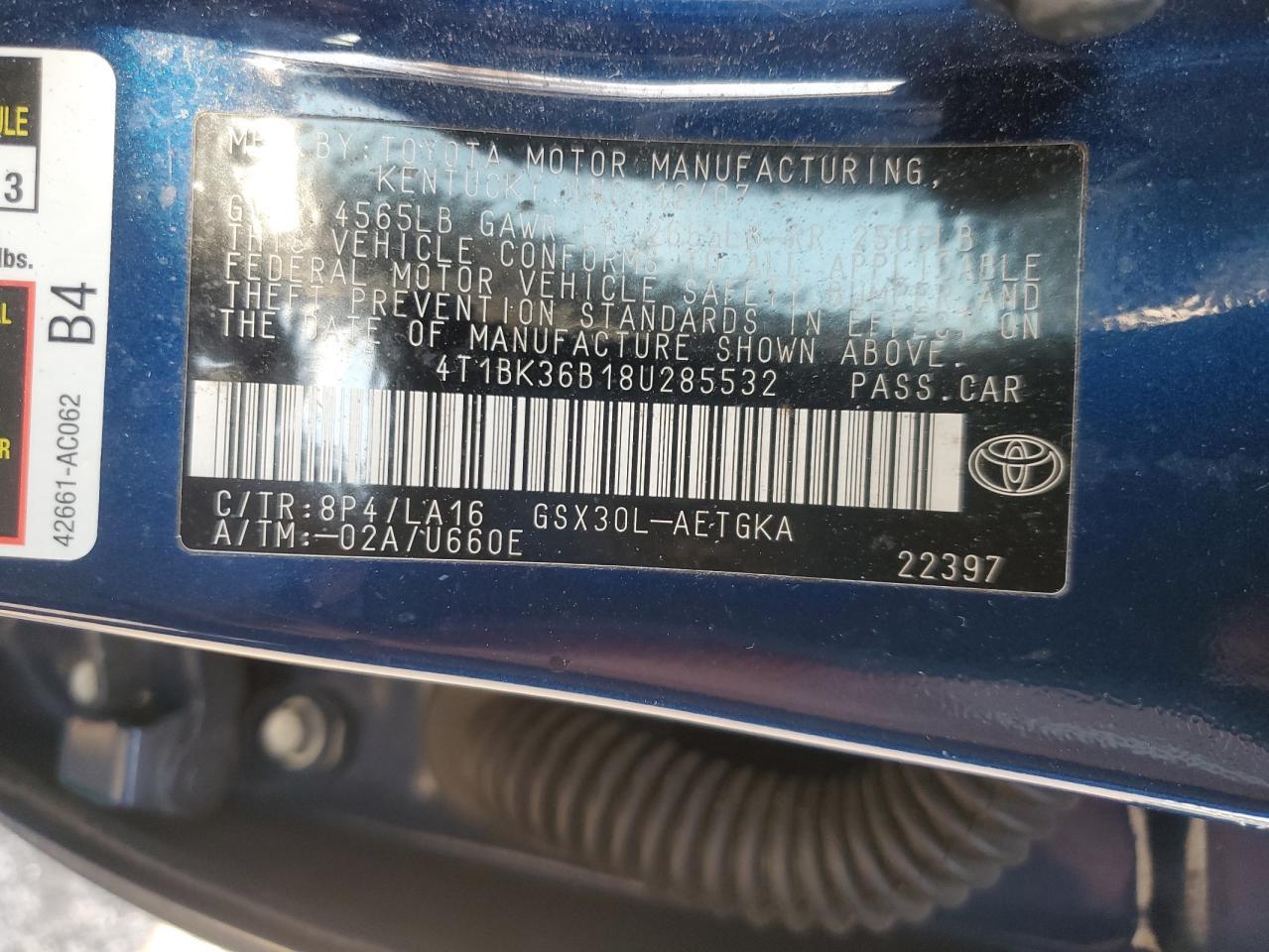 2008 TOYOTA Avalon