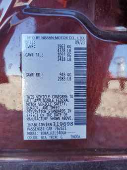 2024 NISSAN ALTIMA