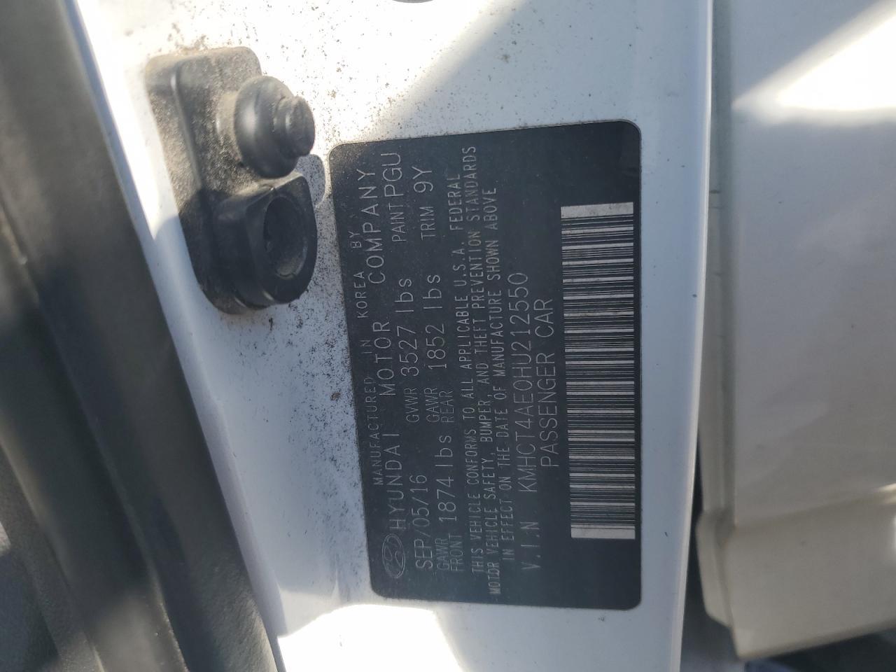 2017 HYUNDAI ACCENT