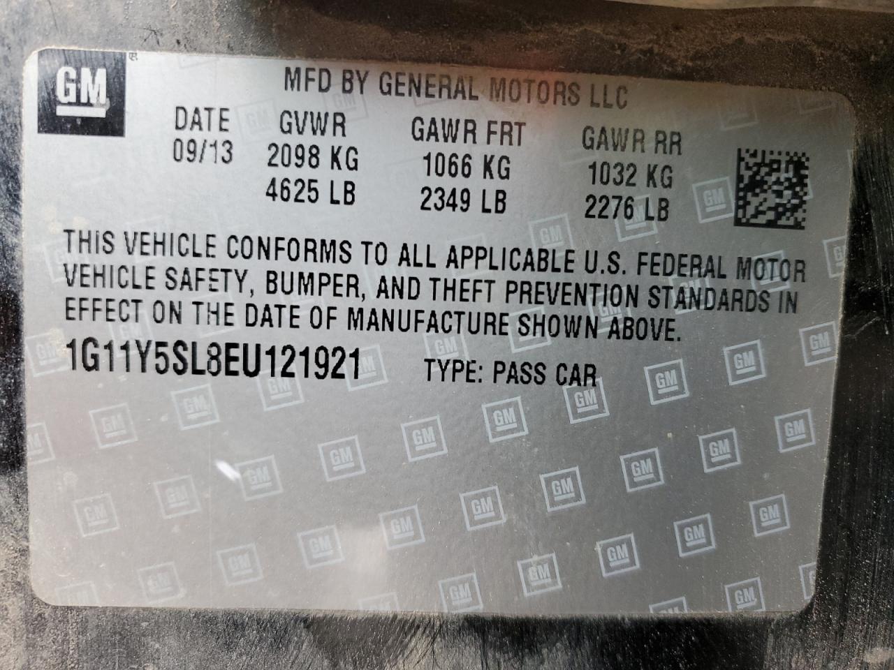2014 CHEVROLET IMPALA