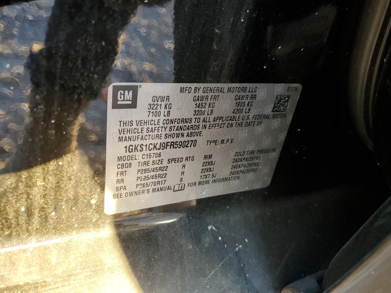 2015 GMC Yukon