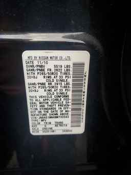 2011 INFINITI FX35