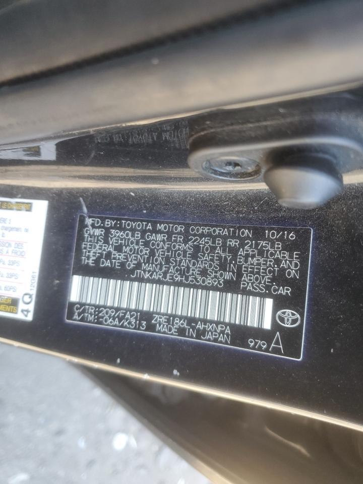 2017 TOYOTA COROLLA