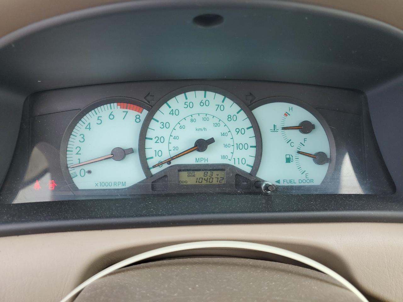 2003 TOYOTA COROLLA